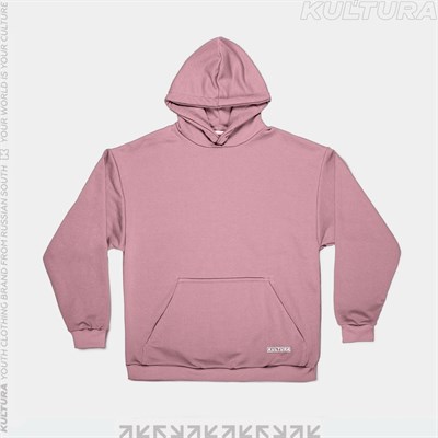 Худи КУЛЬТУРА oversize  "basic" 2.0, с начесом, марсала
