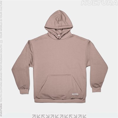 Худи КУЛЬТУРА oversize  "basic" 2.0, с начесом, бежевый