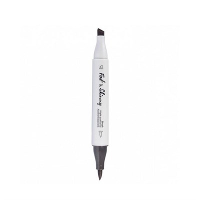 Y976 brush-маркер Fat&Skinny спиртовой двусторонний