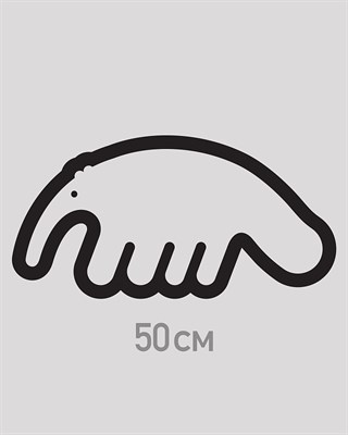 Наклейка ANTEATER Sticker-Big-Logo-Black