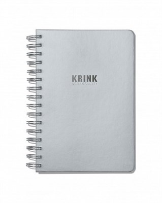 KRINK SPIRAL NOTEBOOK SILVER 100страниц 14.70x21.1см