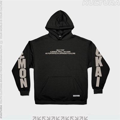 Худи КУЛЬТУРА oversize  "Deamon Yokai", черный