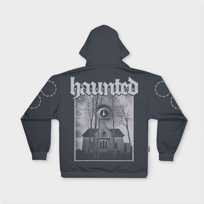 Худи КУЛЬТУРА oversize  "Haunted",  графит