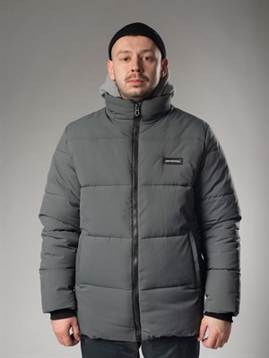 Куртка Anti Social серая Down Jacket