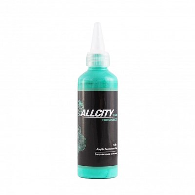 Allcity заправка Acrylic Permanent paint light blue100мл.
