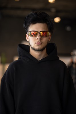 Очки Бордшоп#1 Facet коричневый/красный