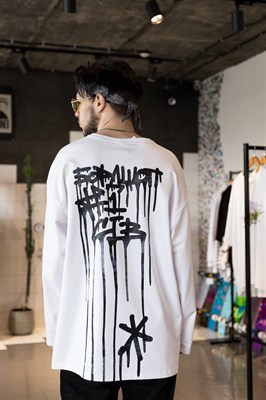 Лонгслив БОРДШОП#1 KRK белый