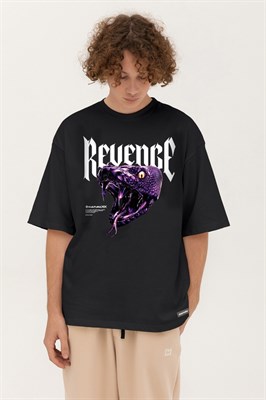 Футболка КУЛЬТУРА oversize "Revenge", черный