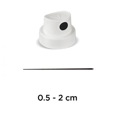 cap Super Skinny 9001 белый с черной вставкой