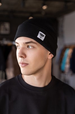 Шапка БОРДШОП1 beanie 01 черная