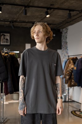 Футболка Dickies Short Sleeve Heavyweight T-Shirt Charcoal Gray