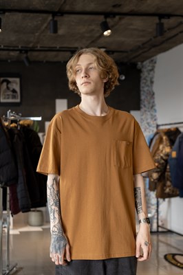 Футболка Dickies Short Sleeve Heavyweight T-Shirt Brown Duck