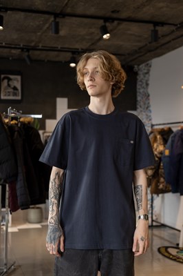 Футболка Dickies Short Sleeve Heavyweight T-Shirt Dark Navy