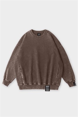 Толстовка SHMOT "BLANK", GARMENT DYE бежевый