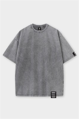 Футболка SHMOT "BLANK", GARMENT DYE серый