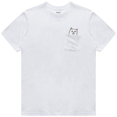 Футболка RIPNDIP Lord Nermal Pocket Tee White