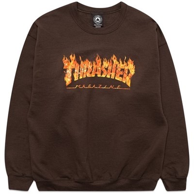Свитшот Thrasher Inferno dark chocolate
