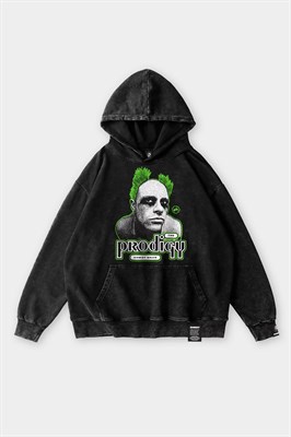 Худи SHMOT "PRODIGY", GARMENT DYE черный