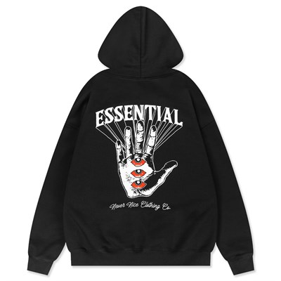 Худи ESSENTIAL DAY HOODIE VLR black