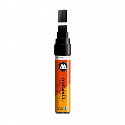 Molotow Маркер ONE4ALL 627HS акриловый 627552 (252) черный глянцевый 15 мм
