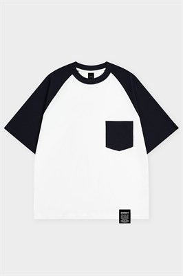 Футболка SHMOT "REGLAN DELUXE COMBO POKET", черный