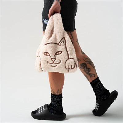 Сумка Шоппер RIPNDIP PEEKING NERMAL SHERPA TOTE BAG (NATURAL )