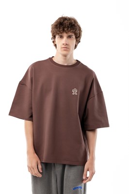 Футболка БОРДШОП#1 Petroglif коричневый