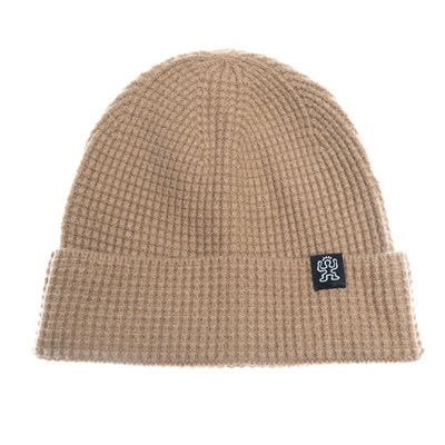 Шапка БОРДШОП1 Вафл песочный
