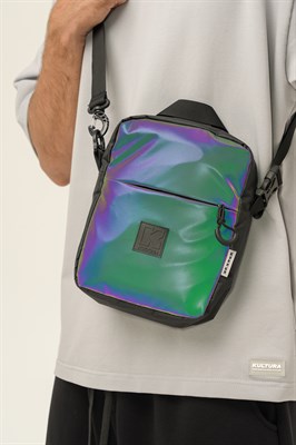 Сумка мессенджер КУЛЬТУРА  "RAINBOW BIG PRO", черный