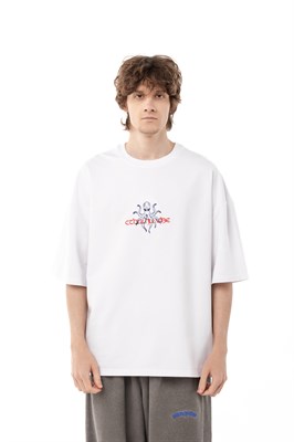 Футболка БОРДШОП#1 Ктулху белый