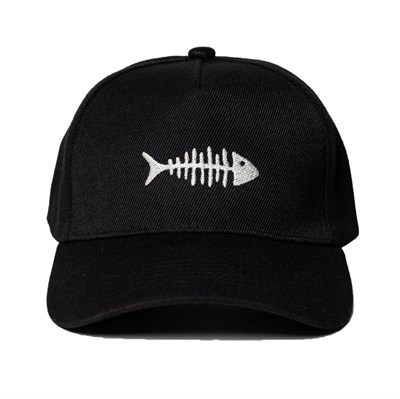 Бейсболка Бордшоп1 Fishbone черная