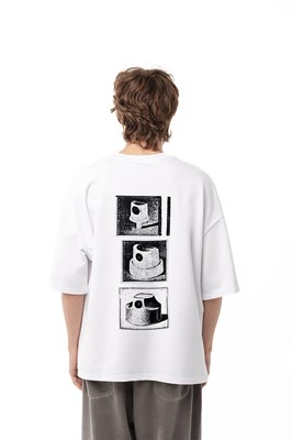 Футболка БОРДШОП#1 Graffiti cap белый