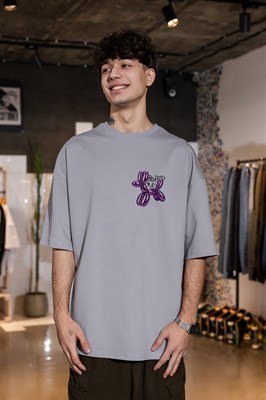 Футболка БОРДШОП#1 Link-o-loon серый