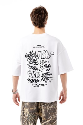 Футболка БОРДШОП#1 Tags STV белый