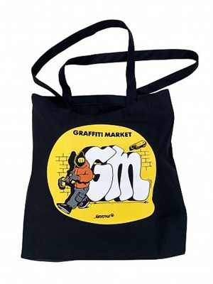 Сумка Graffitimarket x Easystyle черная 38x38x16см.