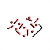 Комплект винтов Footwork SHINY RED шестигранник, с ключом - фото 12449