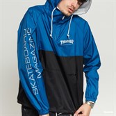 Thrasher анорак MAG LOGO ANORAK NAVY/GRAY - фото 14554