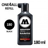 Molotow Заправка ONE4ALL Акриловая 692180 (180) черный 180 мл - фото 15636