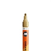 Molotow Маркер ONE4ALL 227HS акриловый 227306 (228) металлик золото 4 мм - фото 16601