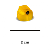 cap Universe Skinny (German skinny) 9022 желтый с черной вставкой - фото 18385