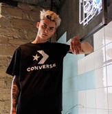 Футболка CONVERSE STAR CHEVRON TEE Black - фото 22068