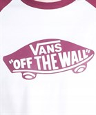 Vans Футболка V00XXMTD3 OTW RAGLAN white-rhumba red - фото 24231