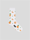 Носки SUPER SOCKS мандаринка Белый - фото 26760