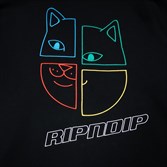 RIPNDIP Толстовка Square Up Hoodie Black - фото 27208