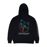 RIPNDIP Толстовка Square Up Hoodie Black - фото 27211