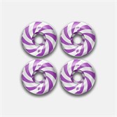 Комплект колес Footwork SWIRL PURPLE (52 мм 99A Форма Classic) - фото 27815