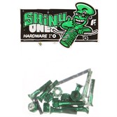 Комплект винтов Footwork SHINY GREEN шестигранник, с ключом - фото 29154