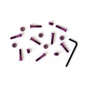 Комплект винтов Footwork SHINY PURPLE шестигранник, с ключом - фото 29265