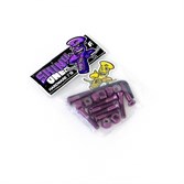 Комплект винтов Footwork SHINY PURPLE шестигранник, с ключом - фото 29267