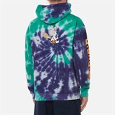 Толстовка RIPNDIP RIPNSTONE Hoodie Purple & Teal Spiral Tie Dye - фото 30524